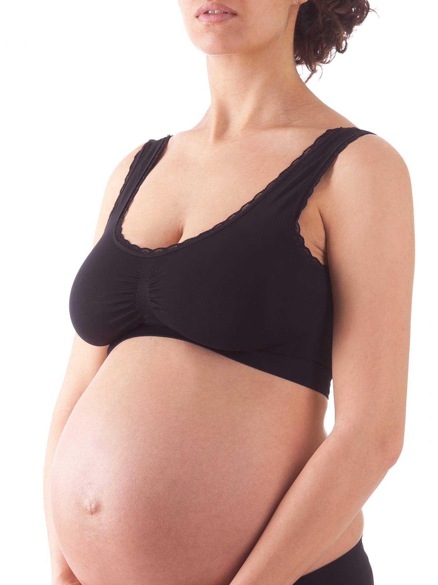 Бюстгальтер для беременных женский Bellissimo Reggiseno Top Ultra Comfort черный S/M