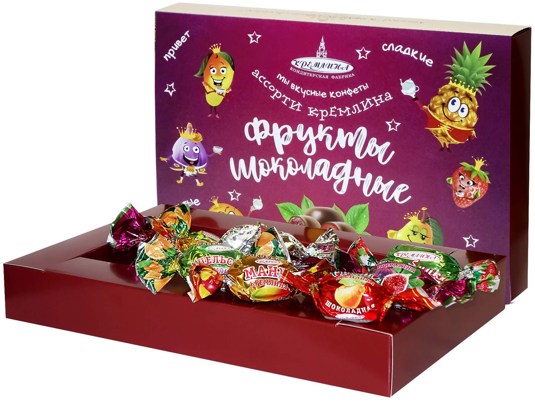 Миниатюра Ассорти Кремлина фрукты шоколадные цукаты 500 г №2
