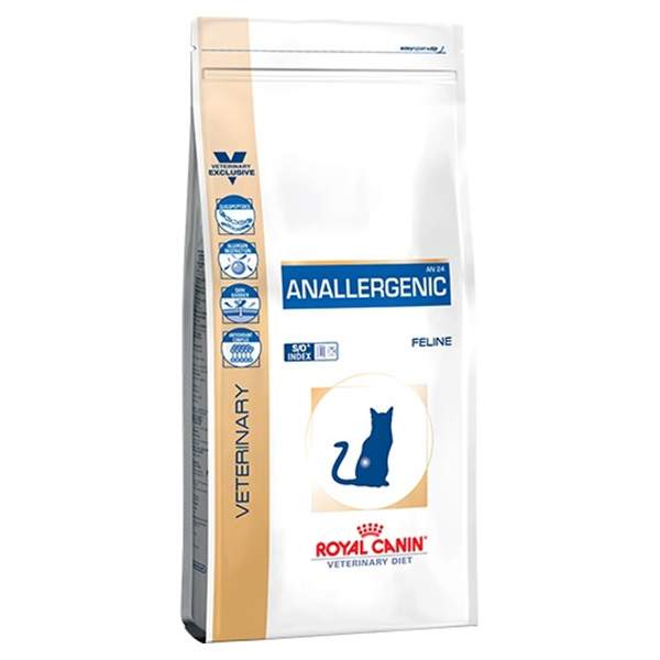 Сухой корм для кошек ROYAL CANIN Anallergenic, при пищевой аллергии, овощи, 2кг