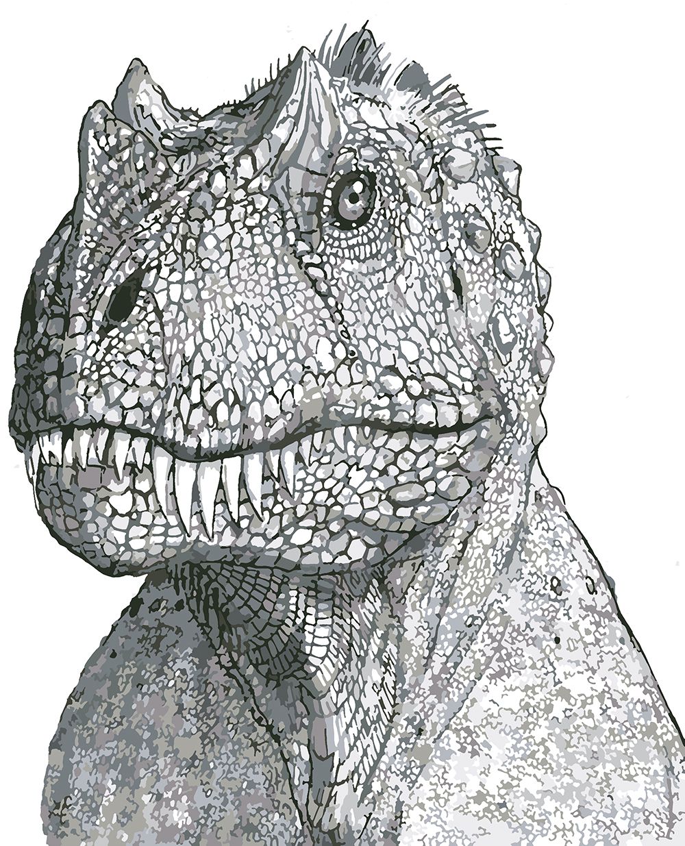 Цератозавр арт