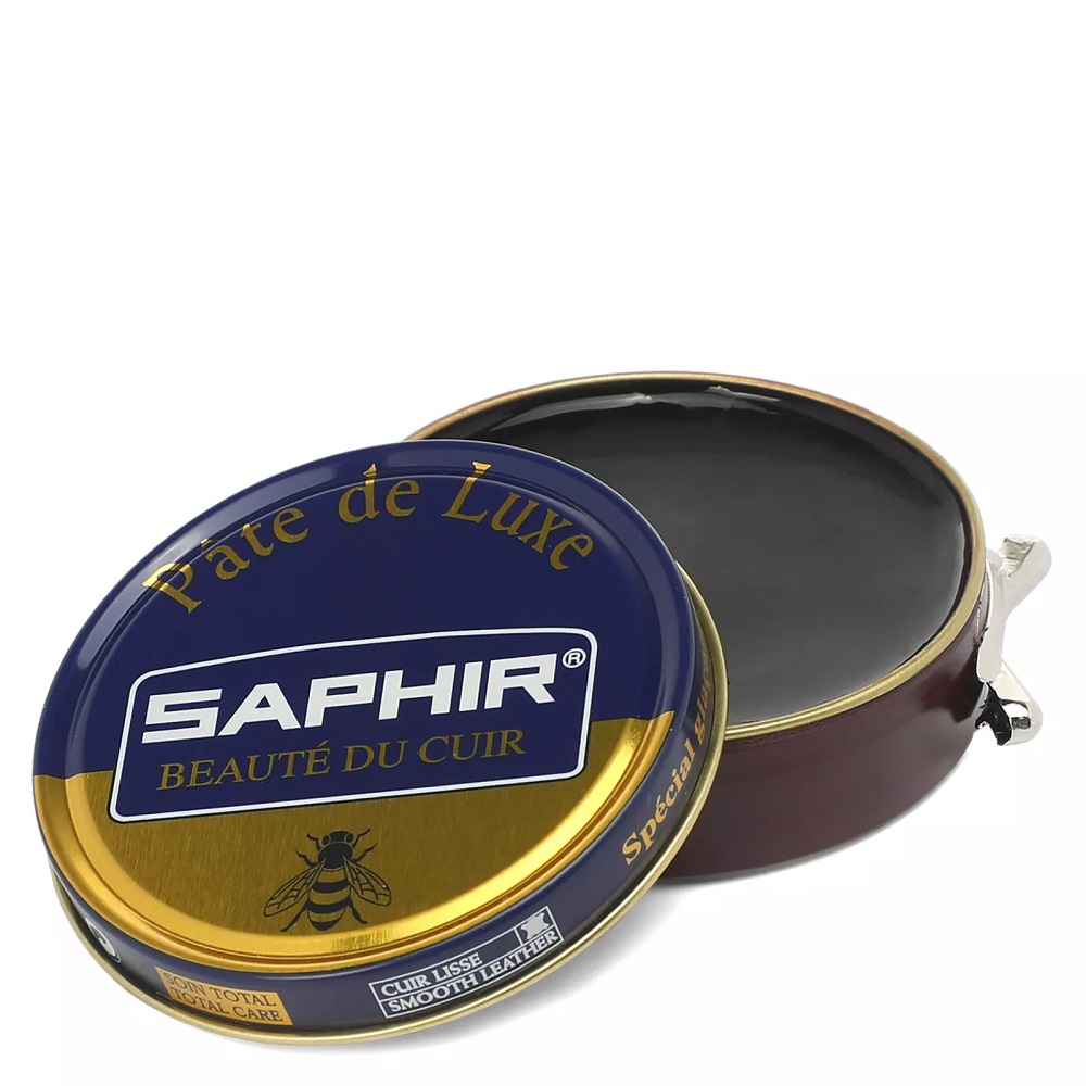 Крем для гладкой кожи Saphir Pate De Luxe Bordeaux (Бордовый) 50 мл