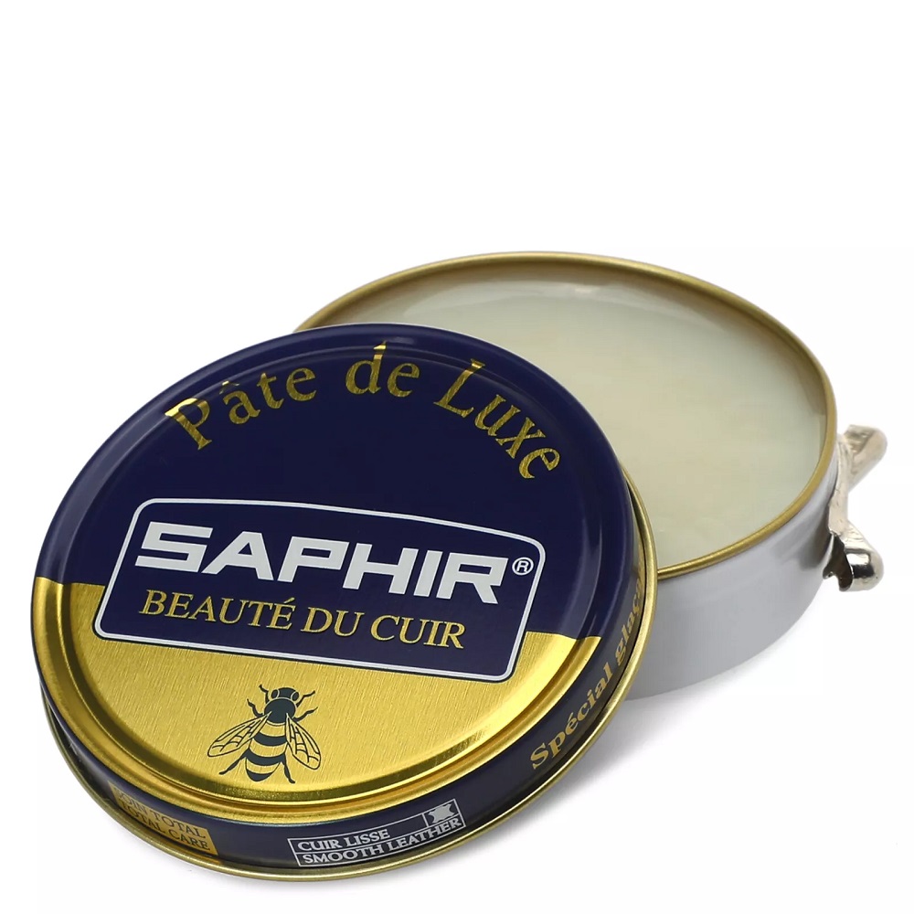 Крем для гладкой кожи Saphir Pate De Luxe Neutral (Бесцветный) 50 мл