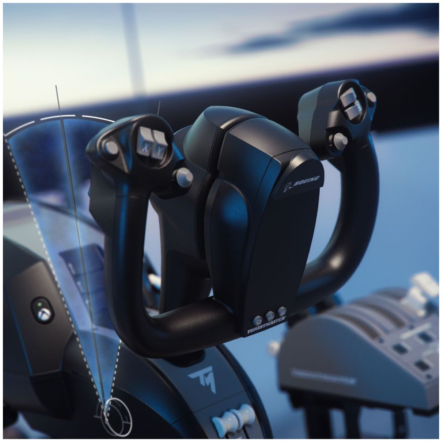 Игровой руль Thrustmaster TCA Yoke Boeing Edition TCA Yoke, купить в  Москве, цены в интернет-магазинах на Мегамаркет