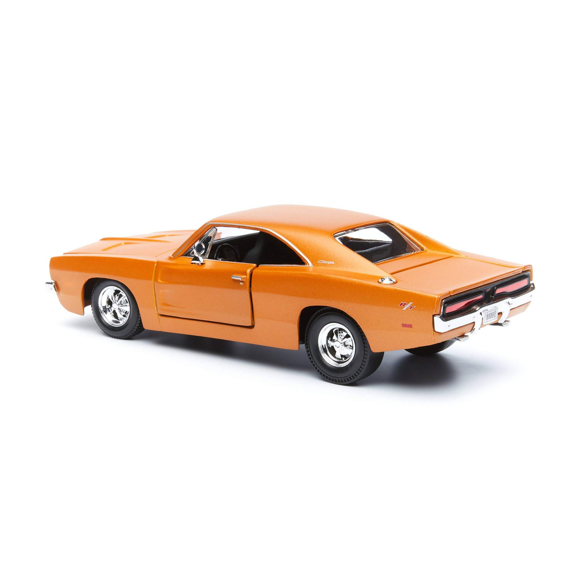 Maisto Сборная модель машины 1:24 1969 Dodge Charger R/T SPAL, оранжевая  39256 – купить в Москве, цены в интернет-магазинах на Мегамаркет