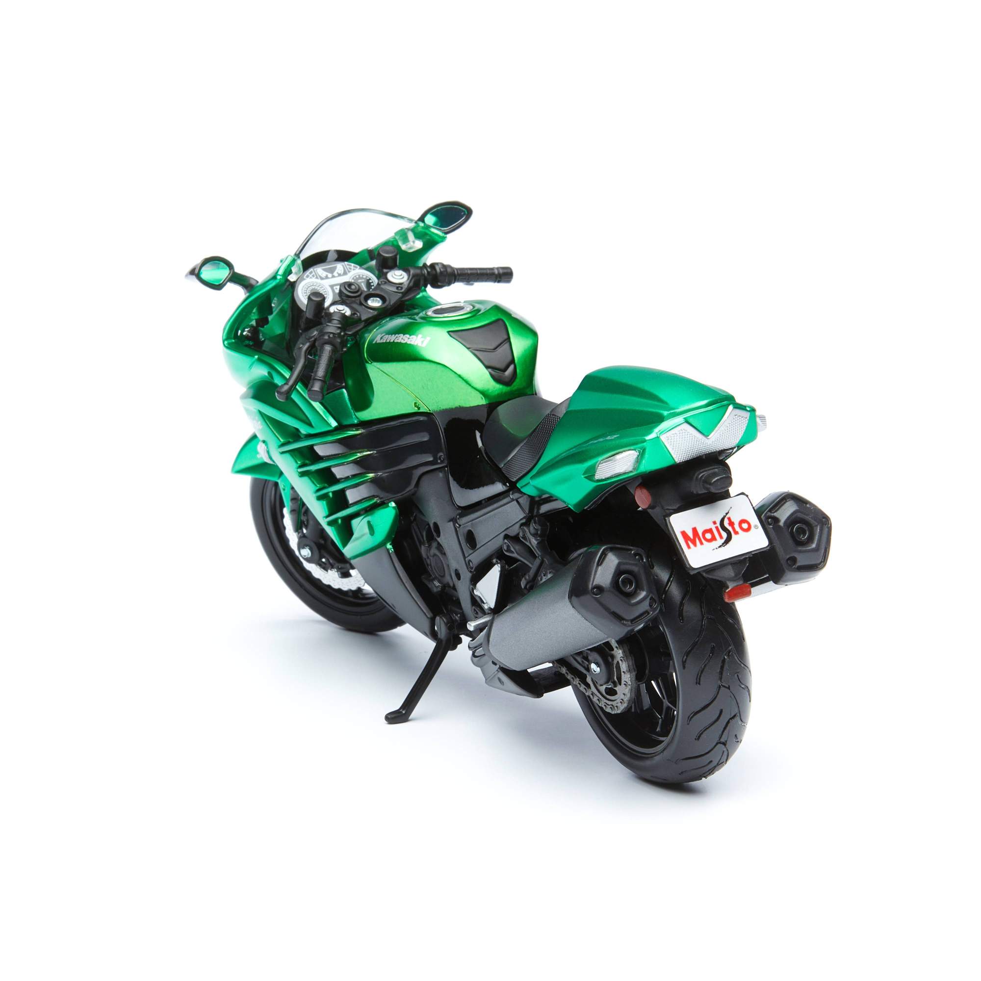 Maisto Сборная модель мотоцикла AL Motorcycles - KAWASAKI NINJA ZX-14R  1:12, зеленый 39197 – купить в Москве, цены в интернет-магазинах на  Мегамаркет