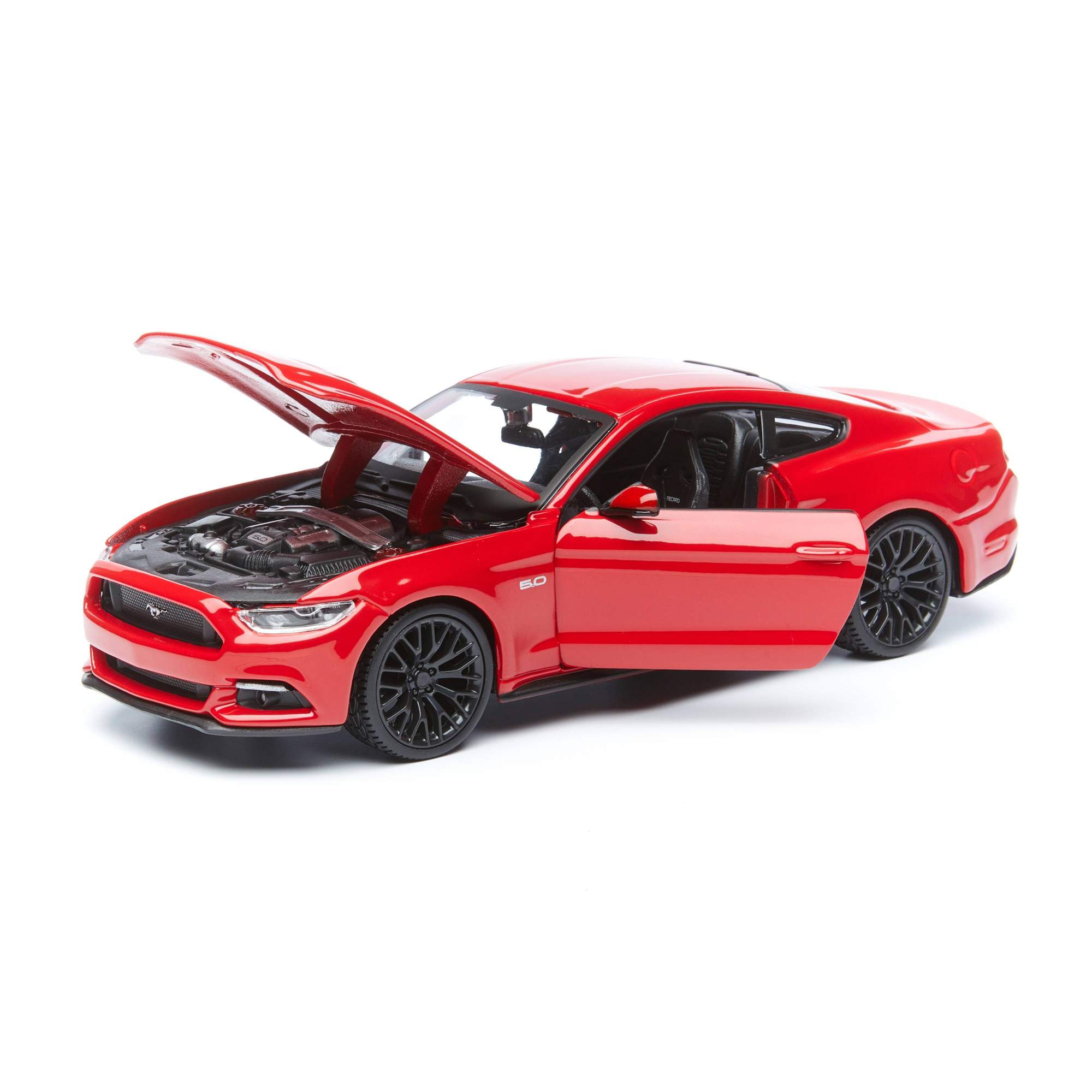 Купить maisto Модель машины сборная 1:24 2015 Ford Mustang GT SPAL, красная  39126, цены на Мегамаркет | Артикул: 100029226311