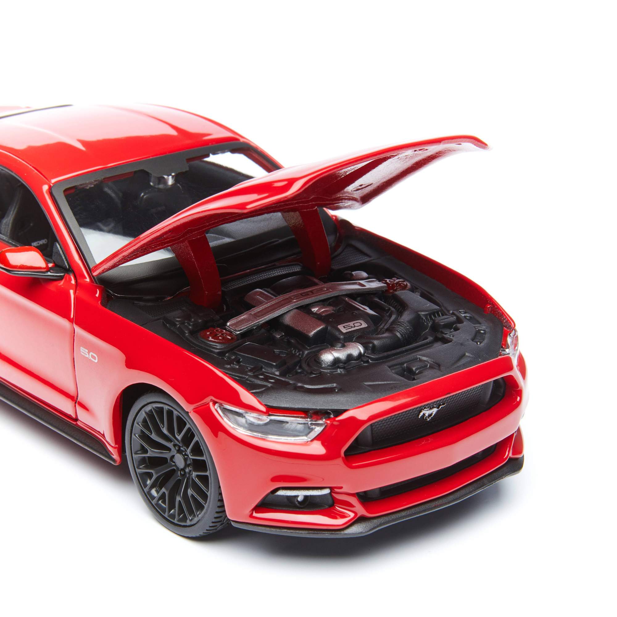 Купить maisto Модель машины сборная 1:24 2015 Ford Mustang GT SPAL, красная  39126, цены на Мегамаркет | Артикул: 100029226311