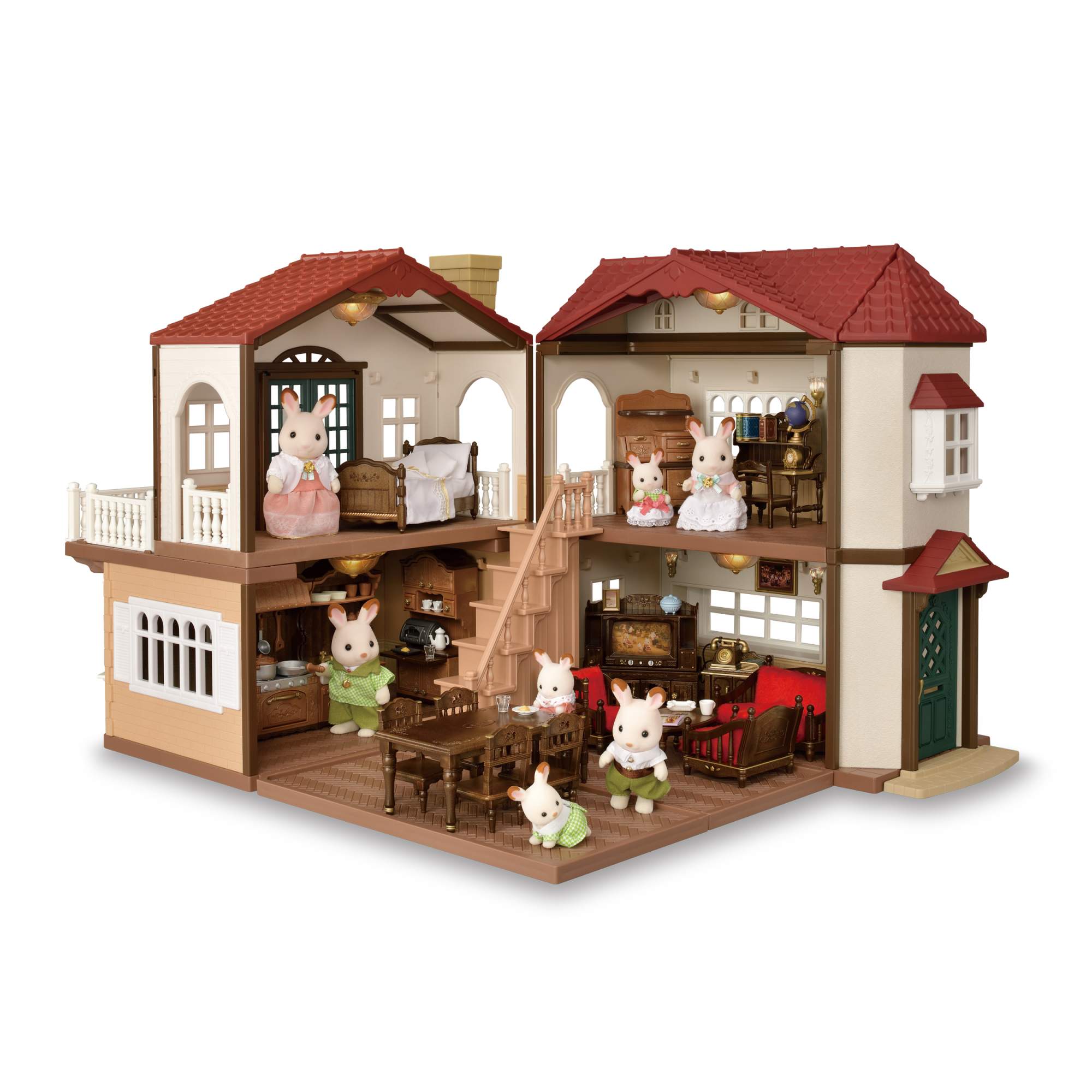 Игровой набор Большой дом Sylvanian Families, со светом, 2086 – купить в  Москве, цены в интернет-магазинах на Мегамаркет