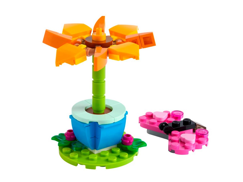 Конструктор LEGO Friends Садовый цветок и бабочка (LEGO 30417) - купить в TOPDISC, цена на Мегамаркет