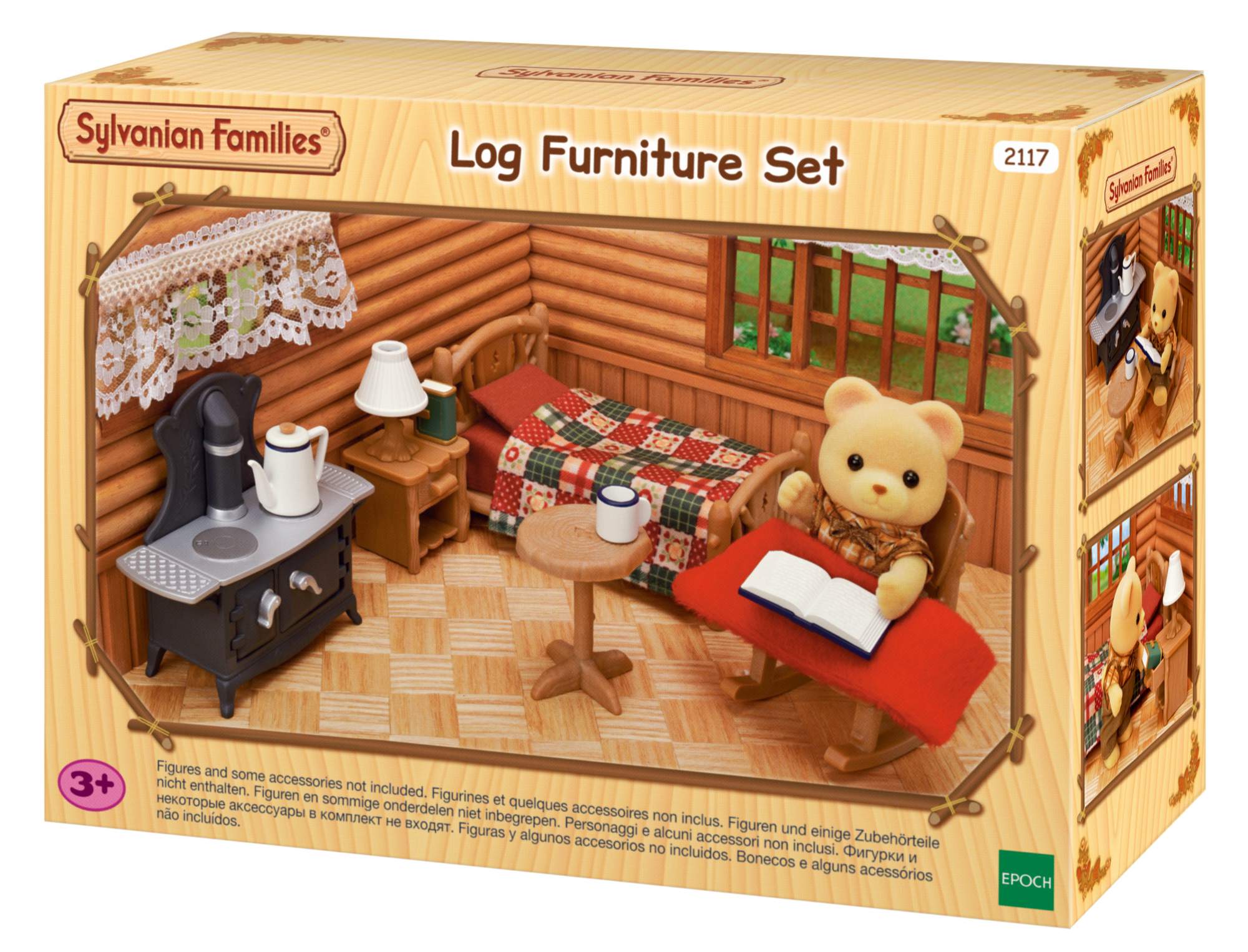 Купить игровой набор Sylvanian Families Бревенчатая мебель, 2117, цены на  Мегамаркет