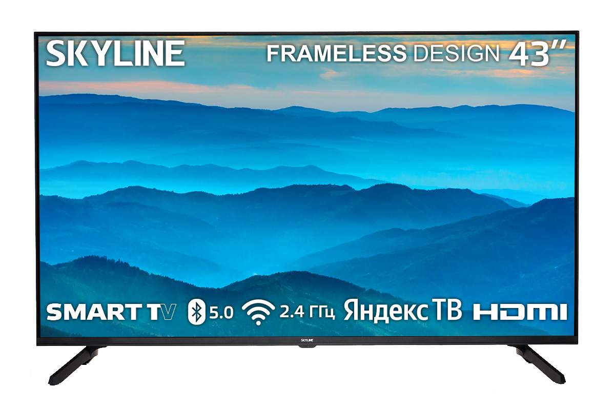 Телевизор Skyline 43LST6575, 43"(109 см), FHD - купить в Официальный интернет-магазин HARPER Москва (со склада СберМегаМаркет), цена на Мегамаркет