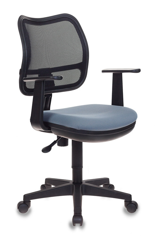 Компьютерное кресло Бюрократ CH-797AXSN/26-25, черный/серый - купить в Москве, цены на Мегамаркет