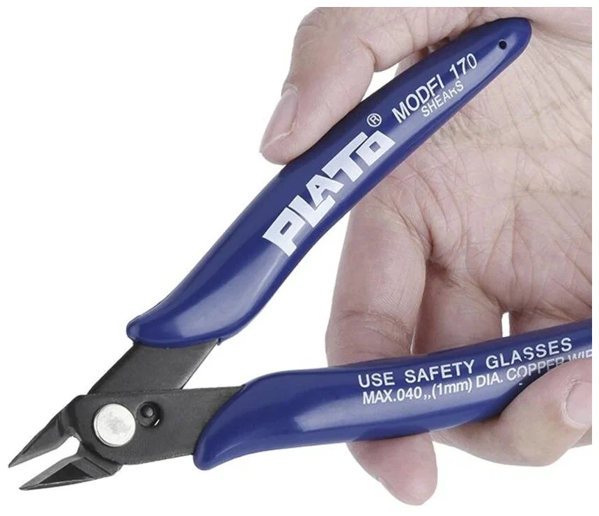 Бокорезы кусачки Plato 170 с прорезиненными ручками для провода ...