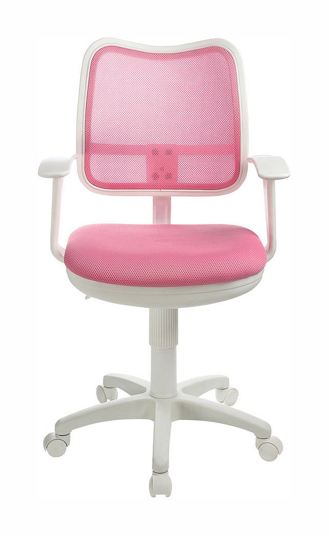 Компьютерное кресло Бюрократ CH-W797/PK/TW-13A, белый/розовый