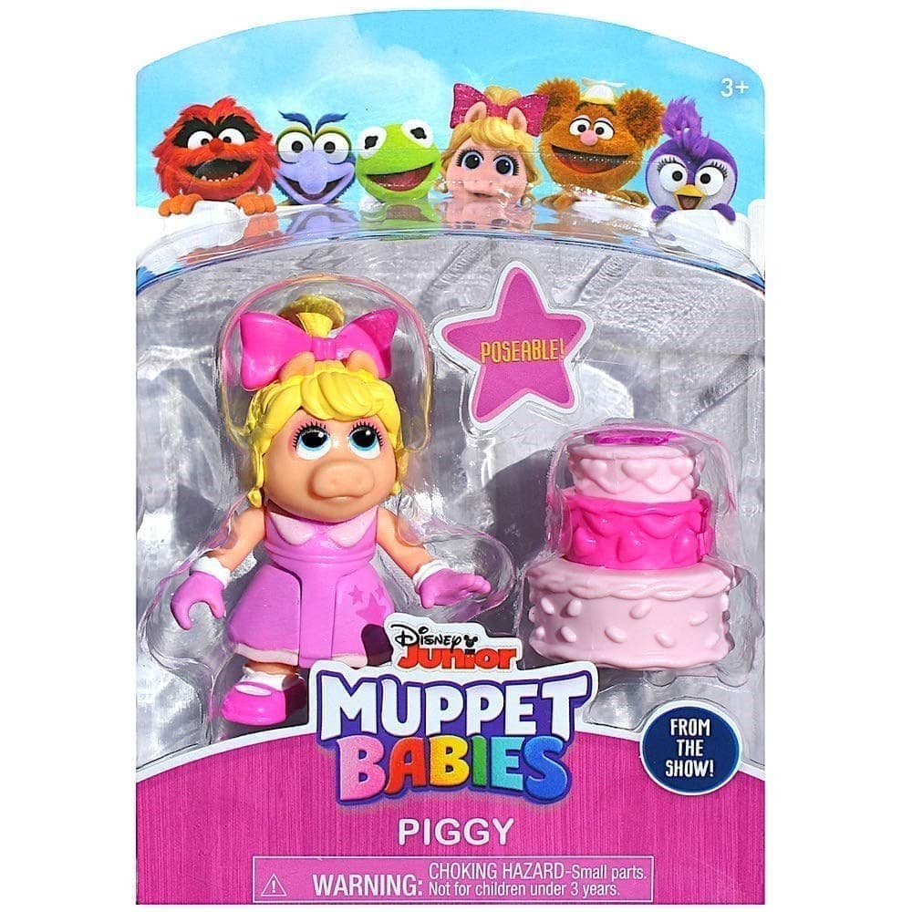 Disney Подвижная фигурка Мисс Пигги из Малыши Маппет (MISS PIGGY Muppet  Babies) 7 см – купить в Москве, цены в интернет-магазинах на Мегамаркет