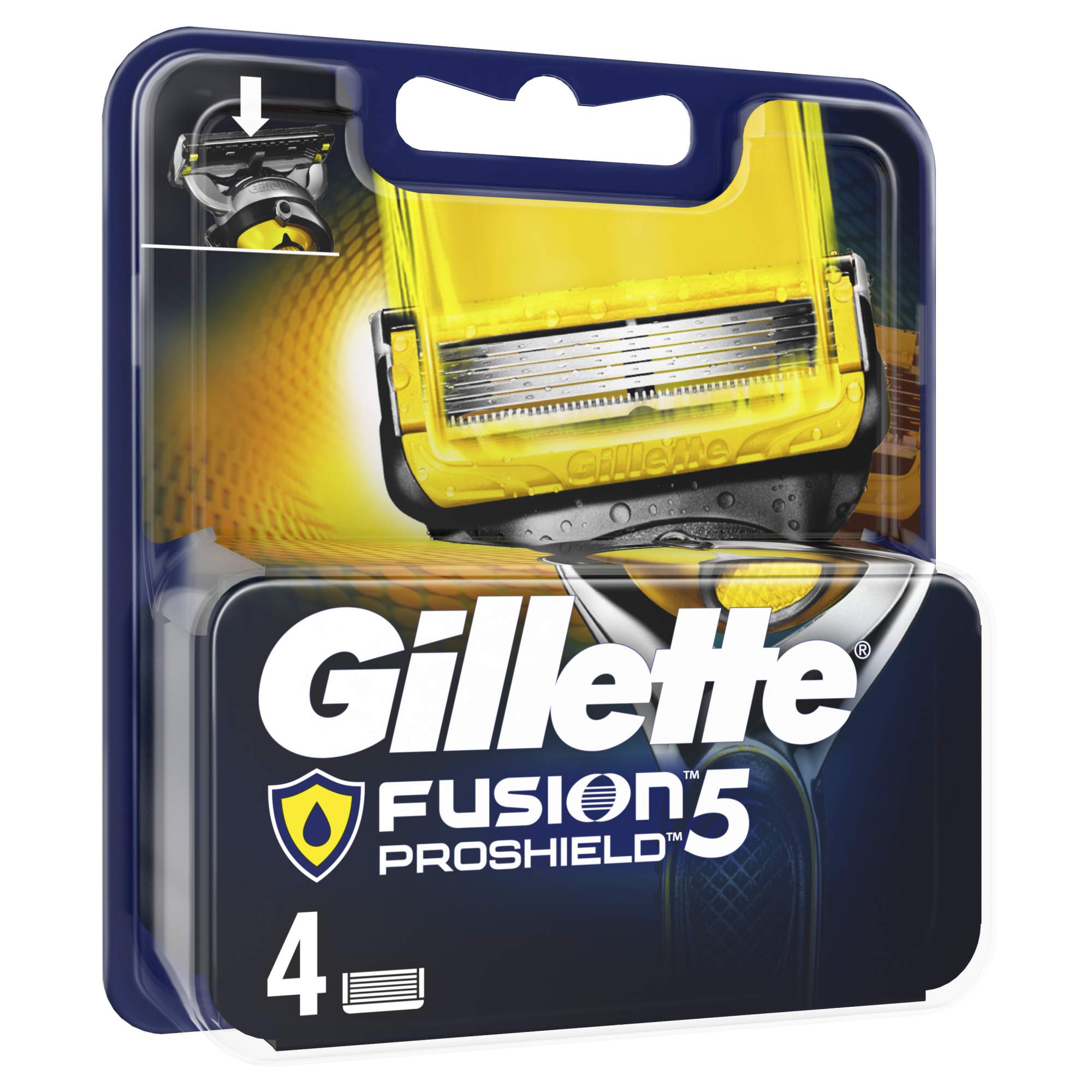 Сменные кассеты Gillette Fusion5 ProShield 4 шт