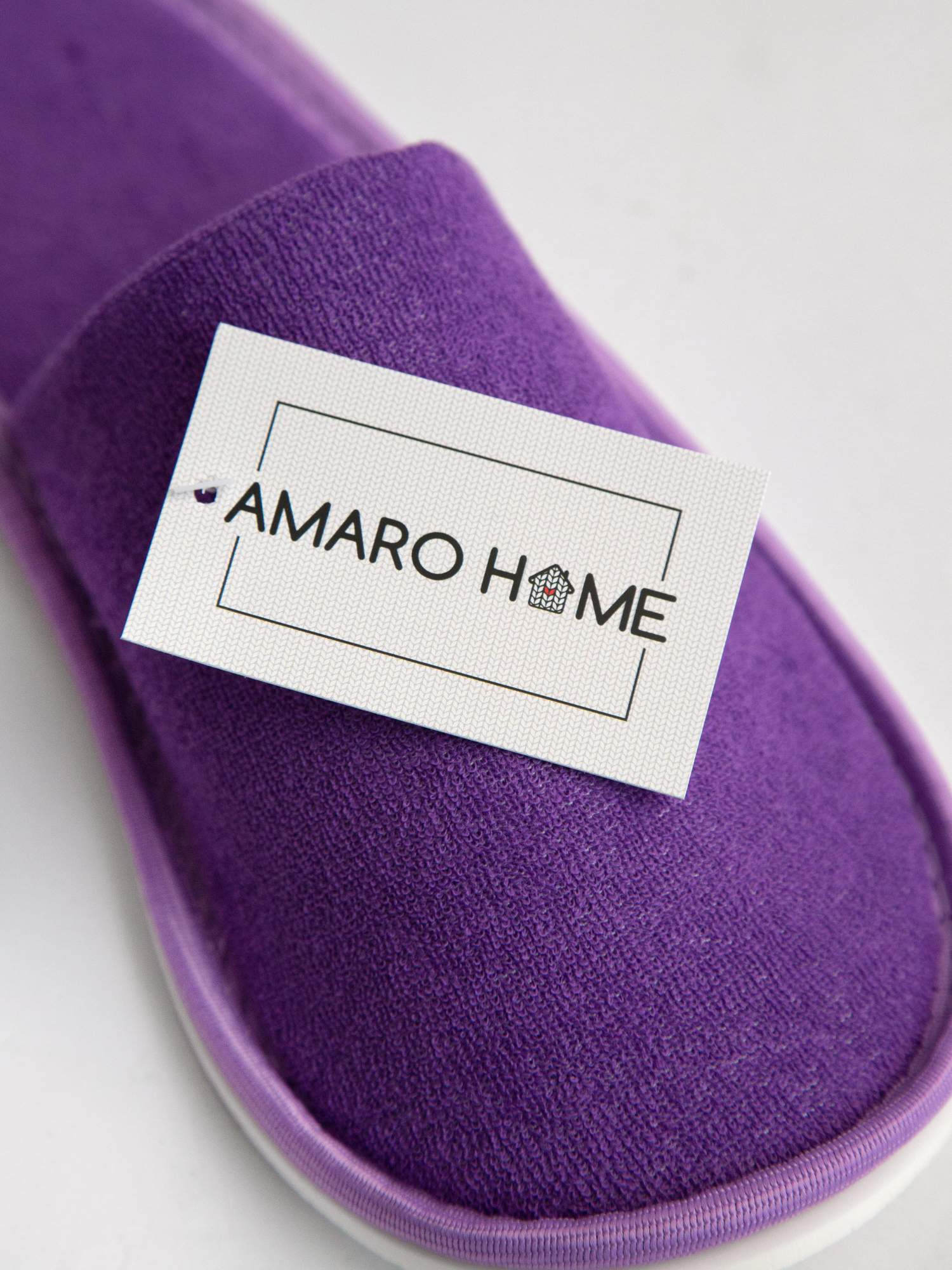 Миниатюра Тапочки женские Amaro Home HOME-4013 фиолетовые 36-38 RU №7