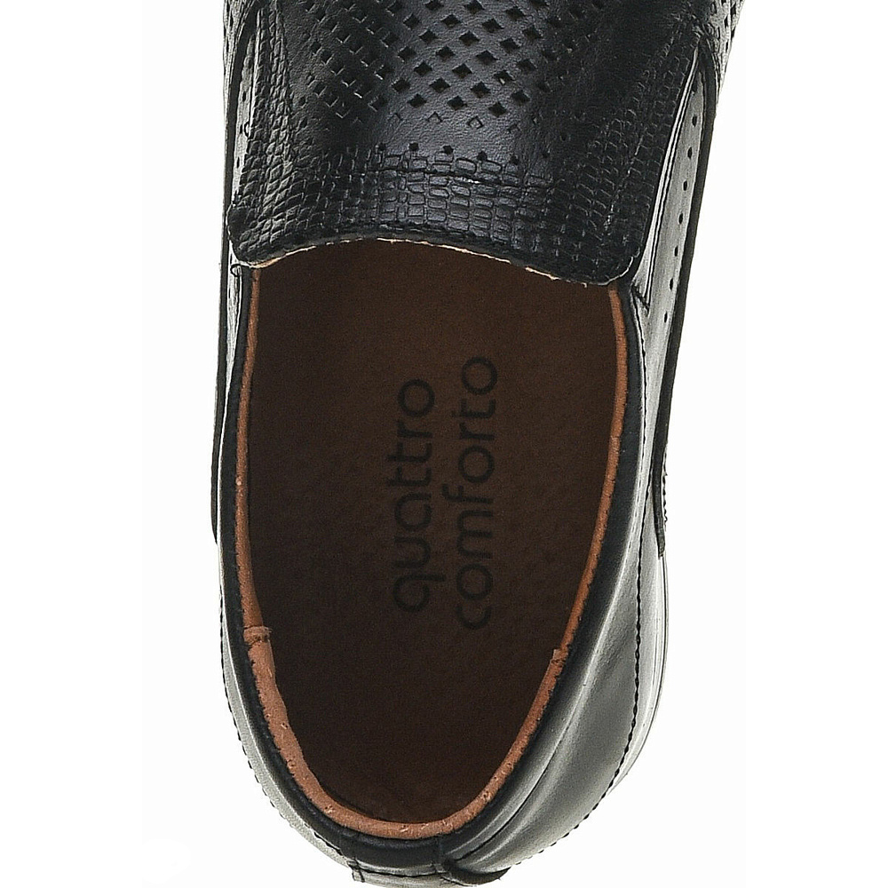 Туфли мужские quattrocomforto 5-280-120-5 черные 44 RU