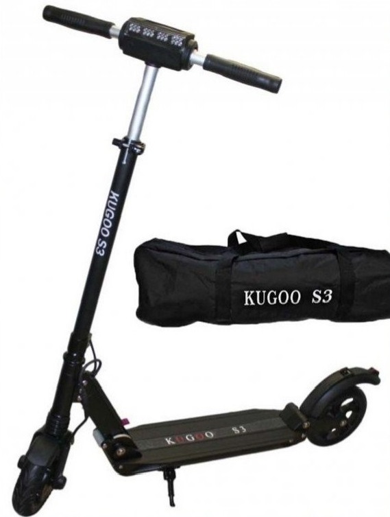 Электросамокат Kugoo S3 Jilong black - купить в ElectroSmart, цена на Мегамаркет