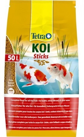Корм для рыб Tetra Pond KOI STICKS, палочки, 50000 мл, 7,8кг