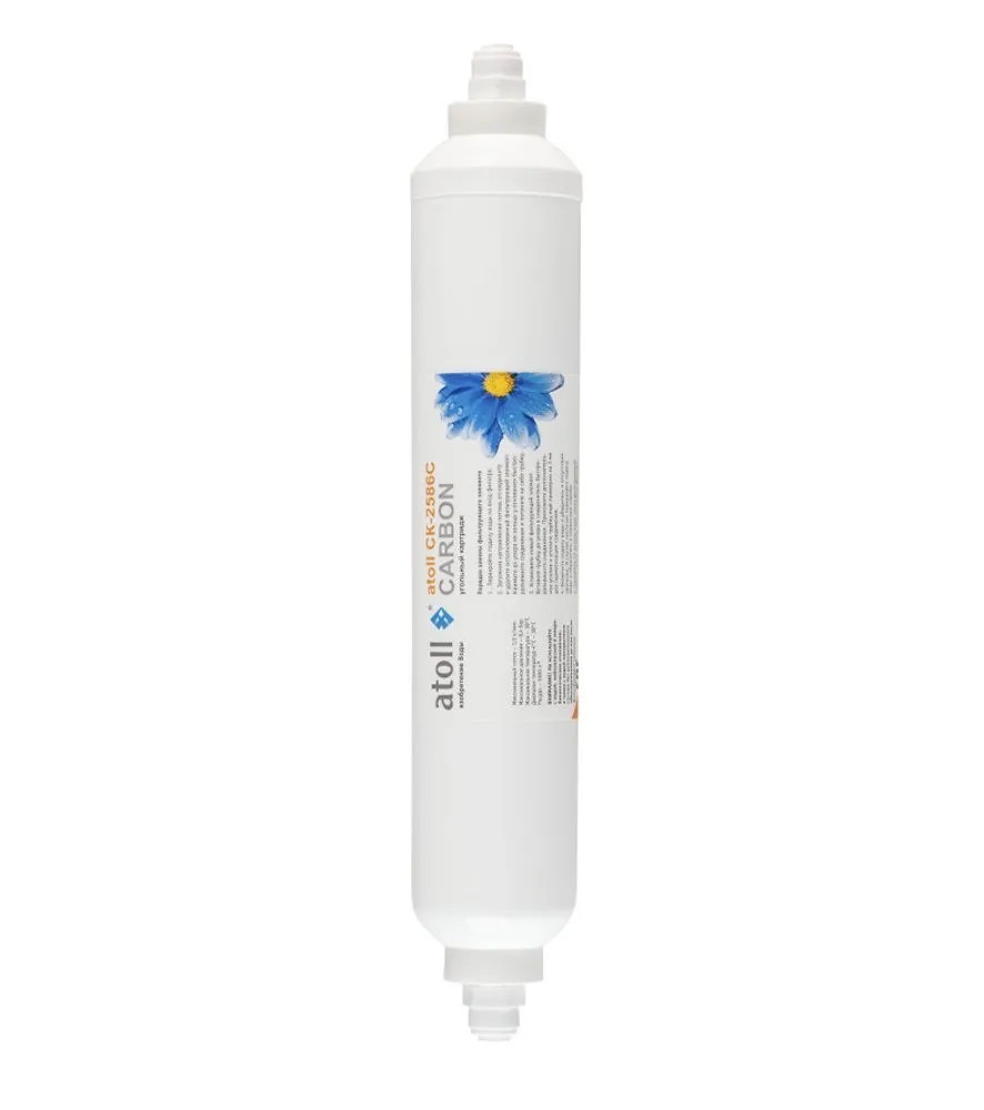 Atoll ck 2586c. Atoll угольный постфильтр ck-2586c. угольный постфильтр inline atoll ck-2586c (2&quot;x10&quot;-14&quot;). угольный постфильтр atoll ck-2586c 14.