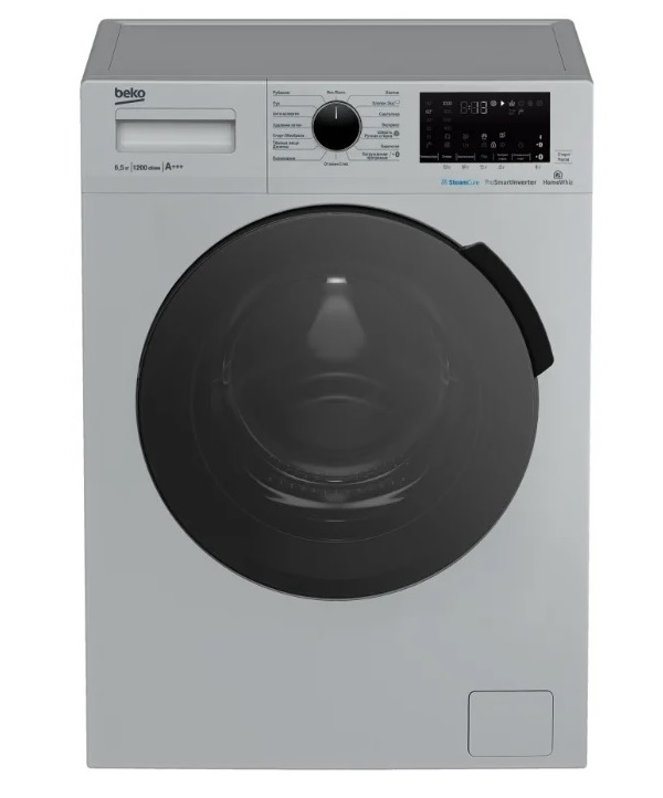 Стиральная машина Beko WSPE6H616S серебристый, купить в Москве, цены в интернет-магазинах на Мегамаркет