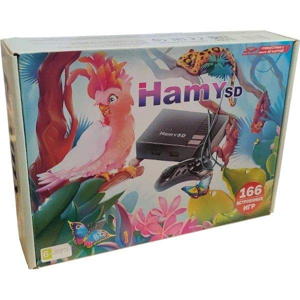 Игровая приставка Приставка 16 bit Hamy SD 166 игр, купить в Москве, цены в интернет-магазинах на Мегамаркет