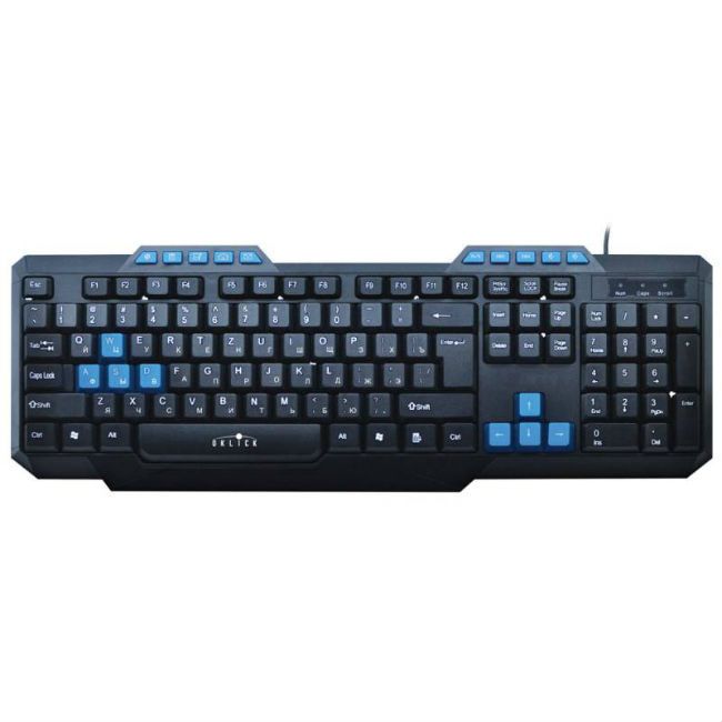 Игровая клавиатура OKLICK 750G Black, купить в Москве, цены в интернет-магазинах на Мегамаркет
