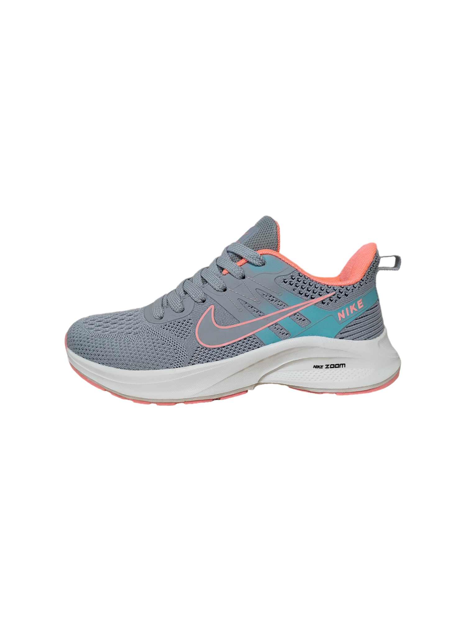 Кроссовки женские Nike Zoom Pegasus Grey серые 36 EU реплика - купить в SPORTCROSS, цена на Мегамаркет