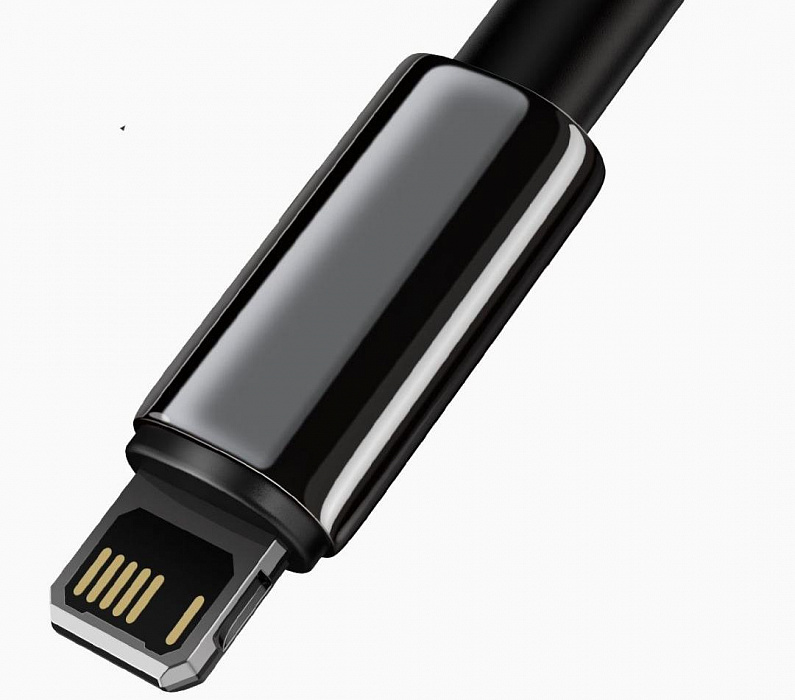 Кабель Baseus Tungsten Gold Fast Charging Data Cable USB/Lightning 1m CALWJ-01 (Black)