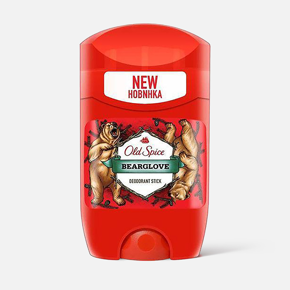 Купить дезодорант Old Spice Bearglove твердый, 48 часов, 50 мл, цены на Мегамаркет | Артикул: 100001554557