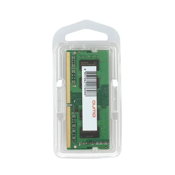 Оперативная память QUMO QUM4S-8G3200P22 , DDR4 1x8Gb, 3200MHz, купить в Москве, цены в интернет-магазинах на Мегамаркет