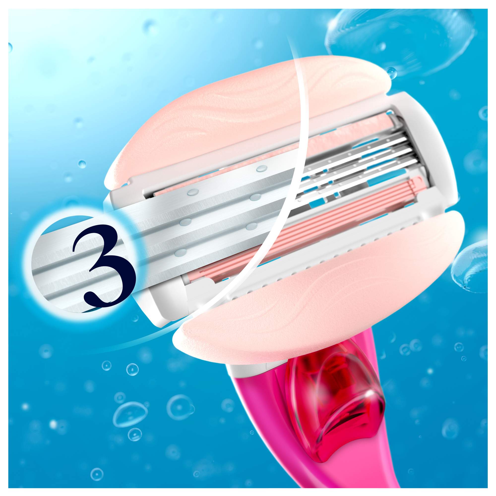 Женский станок для бритья gillette venus breeze