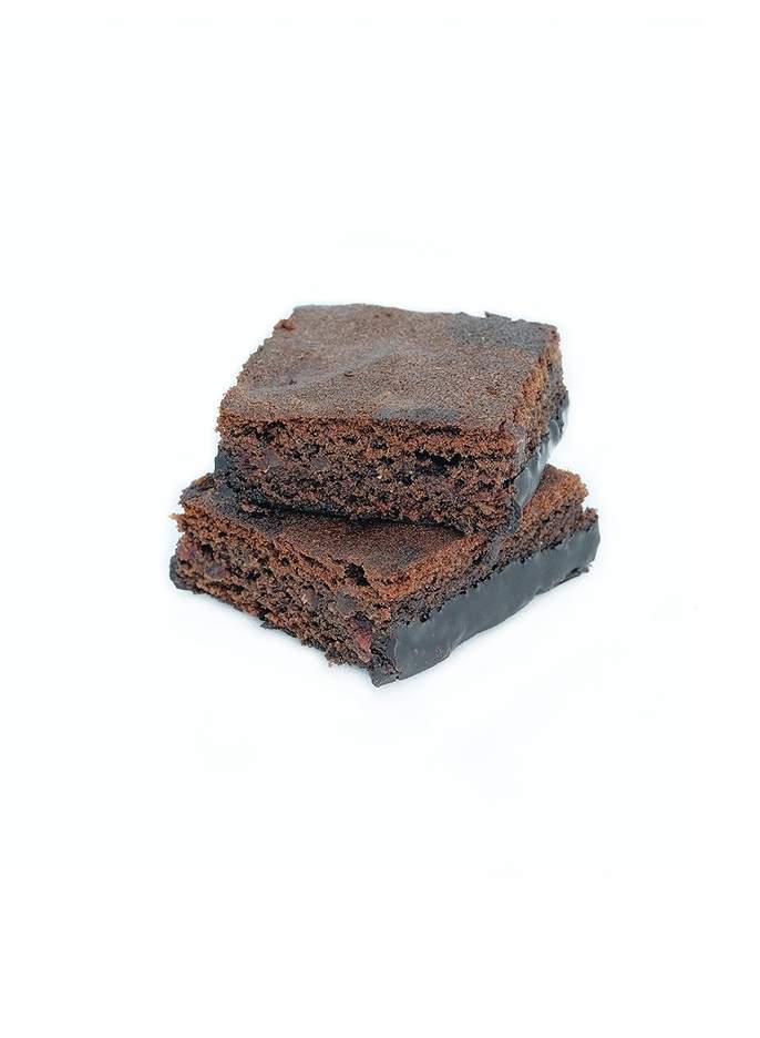 Протеиновые пирожные брауни Brownie без сахара (вишневый), 12шт х 50г, 170 ккал