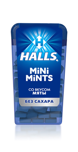 Конфеты Halls Mini Mints со вкусом мяты без сахара, 12,5 г - купить в Мегамаркет Воронеж, цена на Мегамаркет