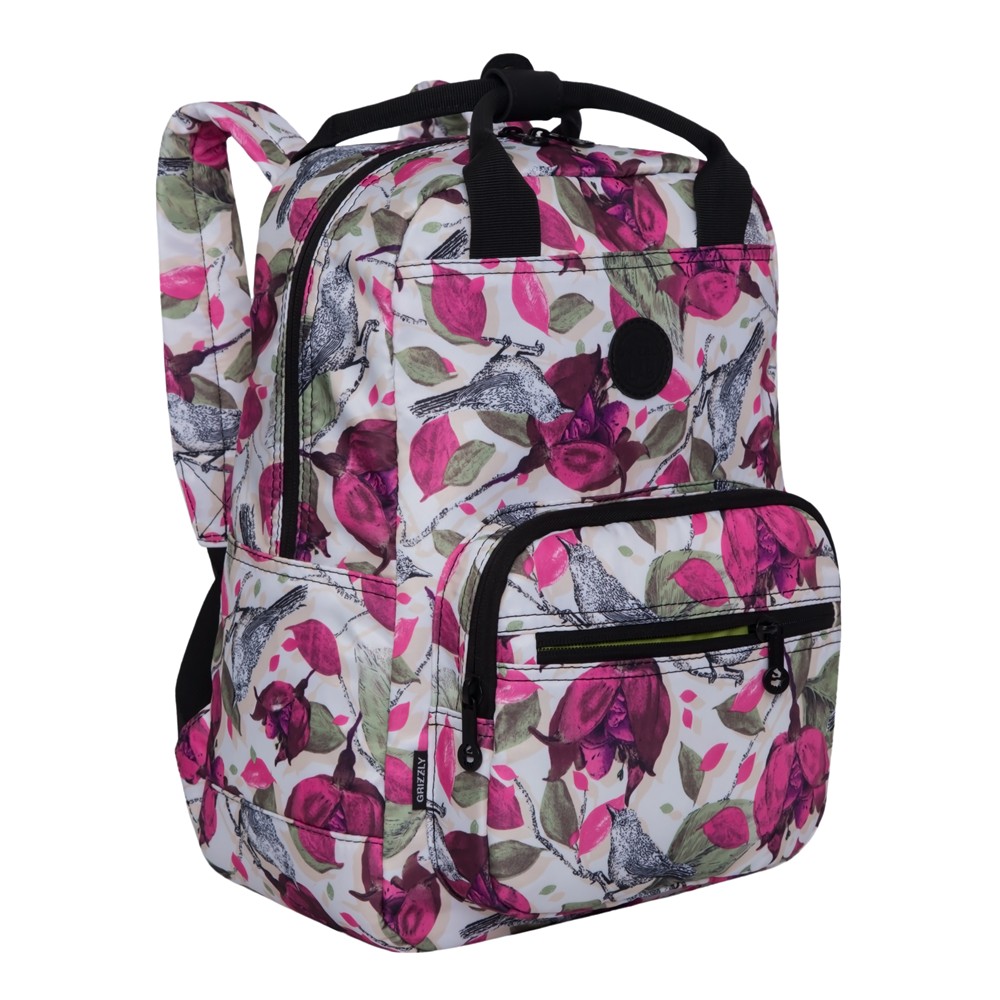 Сумка-рюкзак женская Grizzly RX-026 цветы