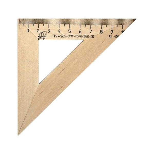 Можга Треугольник деревянный Можга 45 градусов 11 см