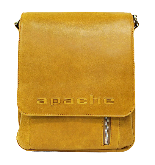 Сумка планшет мужская Apache СМ-4013-А табачно-желтая