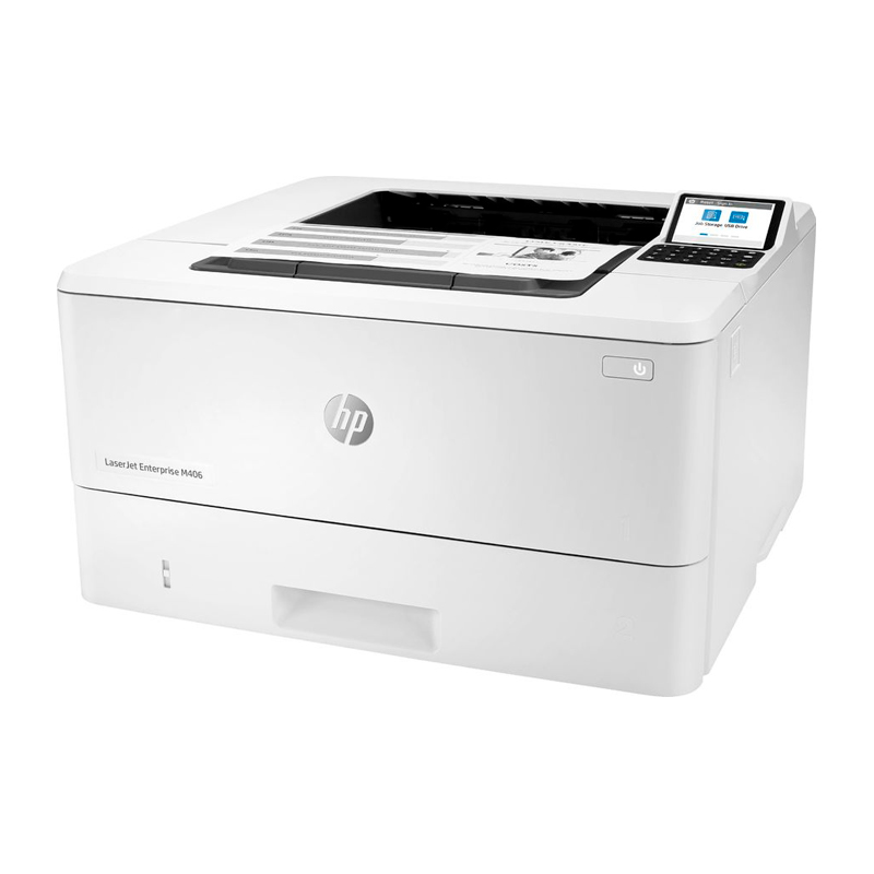Лазерный принтер HP LaserJet Enterprise M406dn White (3PZ15A), купить в Москве, цены в интернет-магазинах на Мегамаркет
