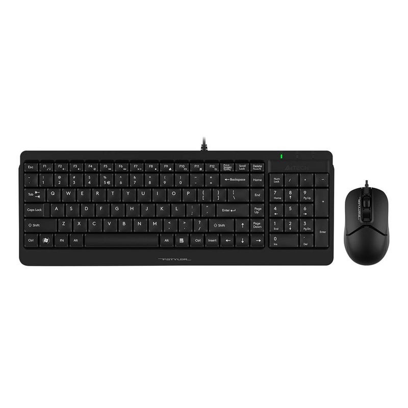 Комплект клавиатура и мышь A4Tech Fstyler F1512 Black, купить в Москве, цены в интернет-магазинах на Мегамаркет