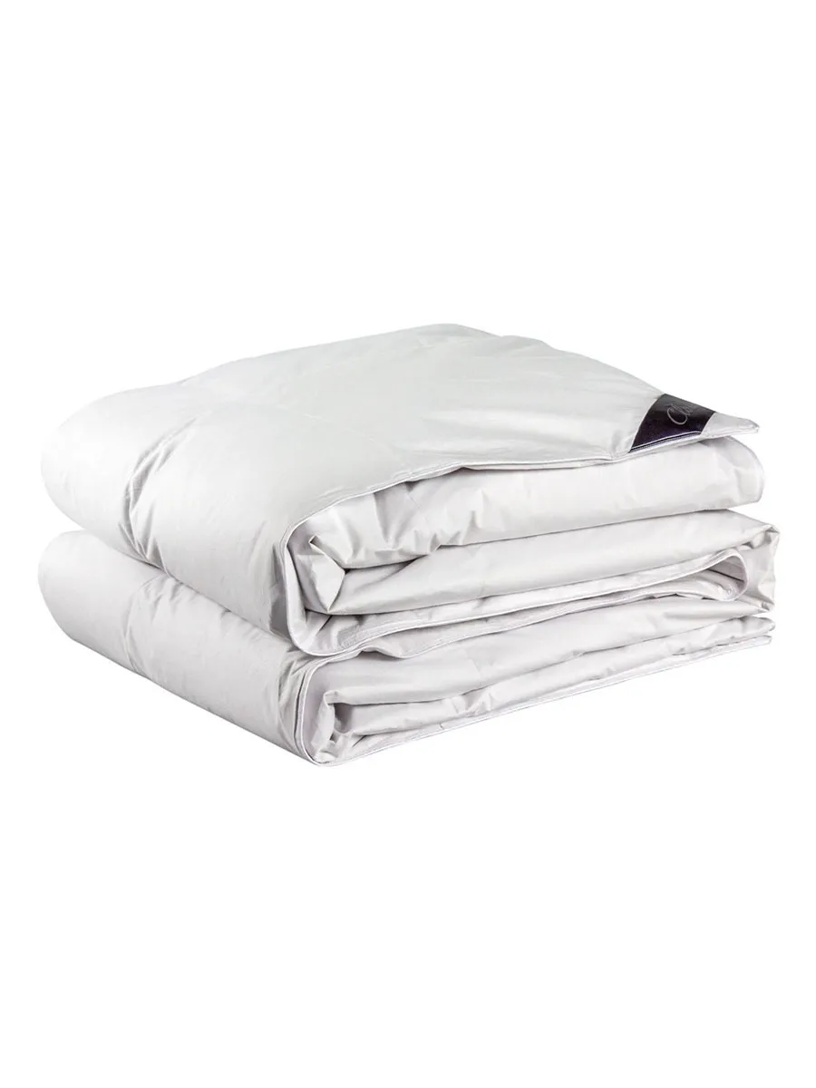 Одеяло двуспальное теплое всесезонное пуховое 175х200 см