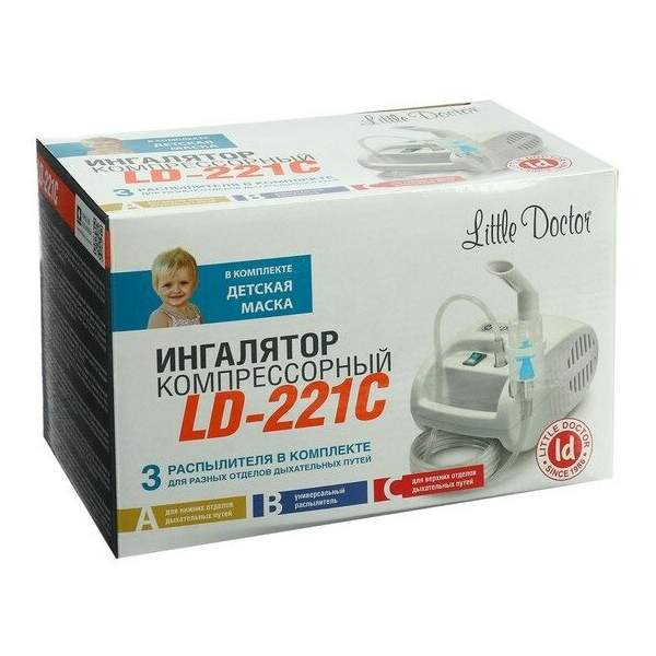 Ld 221. Ингалятор компрессорный LD-221c. Компрессорный ингалятор (небулайзер) little Doctor LD-221c. Ингалятор ЛД 221с. Компрессорный ингалятор (небулайзер) little Doctor LD-221c отзывы.