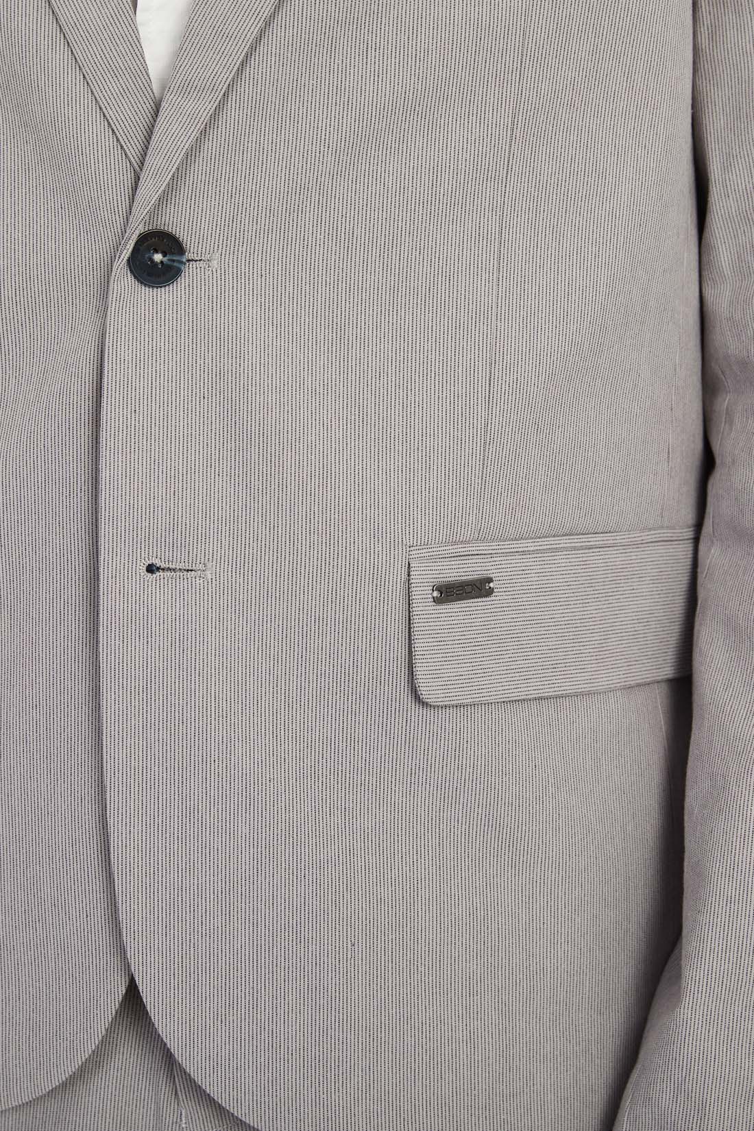 Пиджак мужской Baon B6222001 серый 2XL