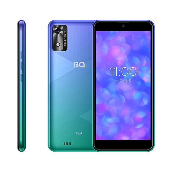 Смартфон BQ 5565L Fest 2/16GB Green, Blue – купить в Москве, цены в интернет-магазинах на Мегамаркет