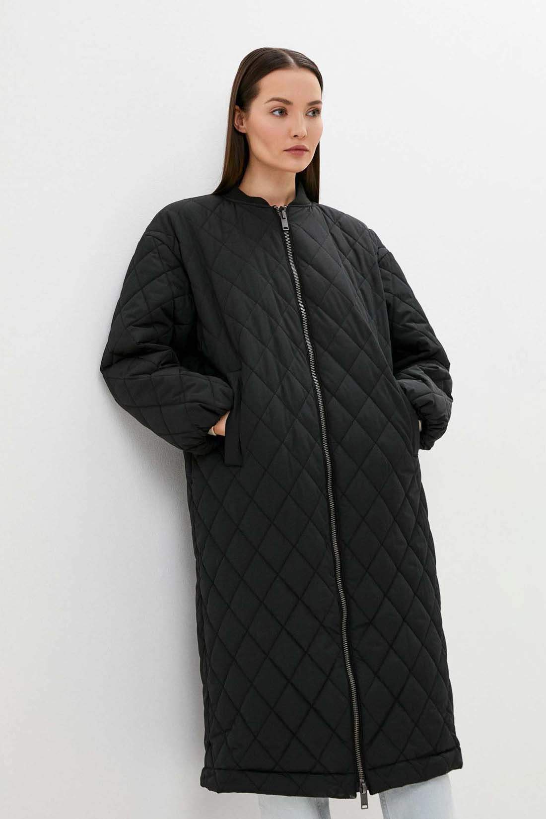 Пальто женское Baon B0322003 черное XL