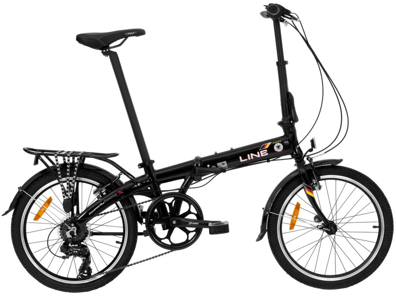 Складной велосипед Foldx FoldX Line, год 2023, цвет Черный - купить в Велосклад, цена на Мегамаркет