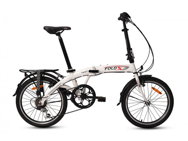 Складной велосипед Foldx FoldX Twist, год 2023, цвет Белый - купить в Москве, цены на Мегамаркет