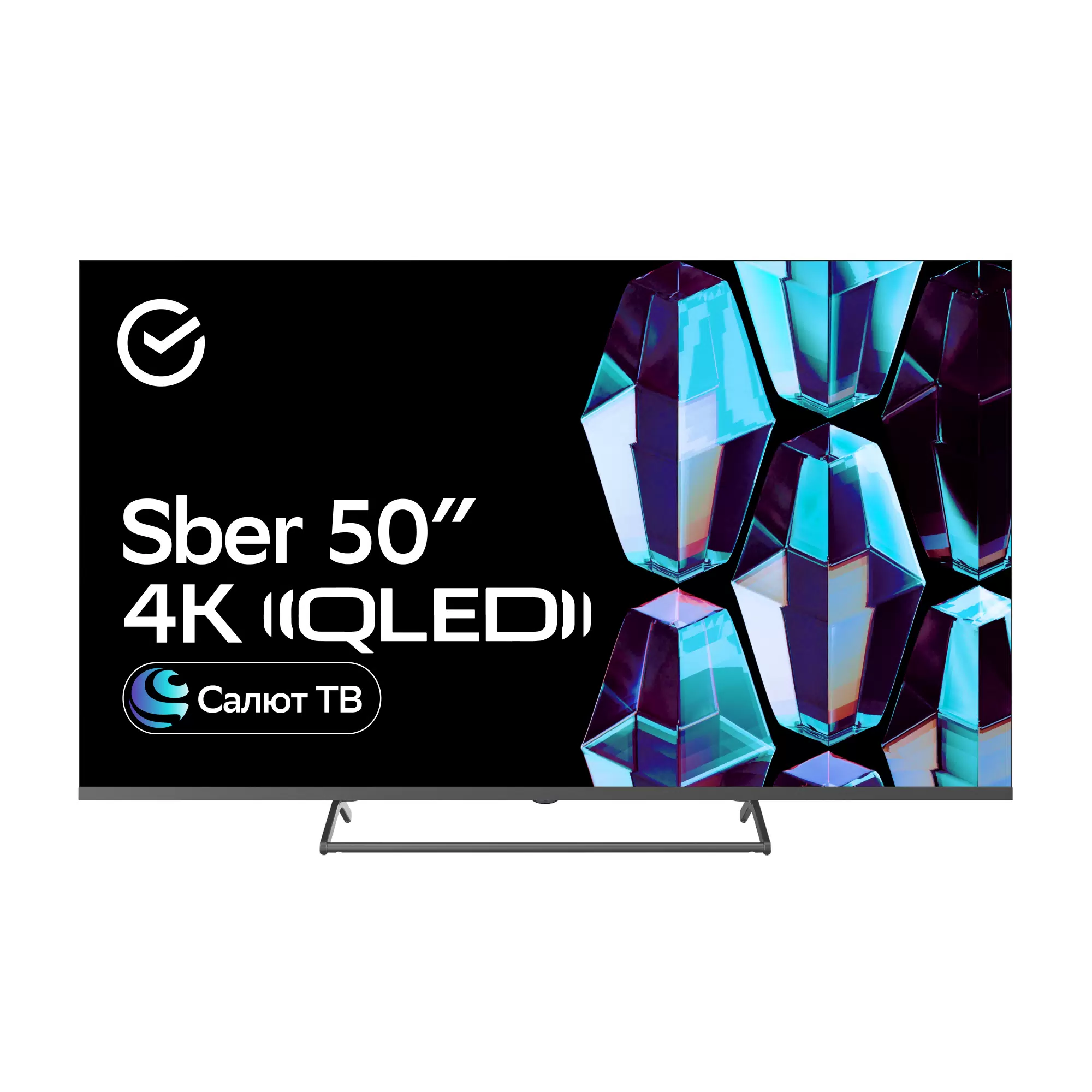 Телевизор Sber SDX-50UQ5231, 50"(127 см), UHD 4K - купить в Мегамаркет Москва КГТ, цена на Мегамаркет