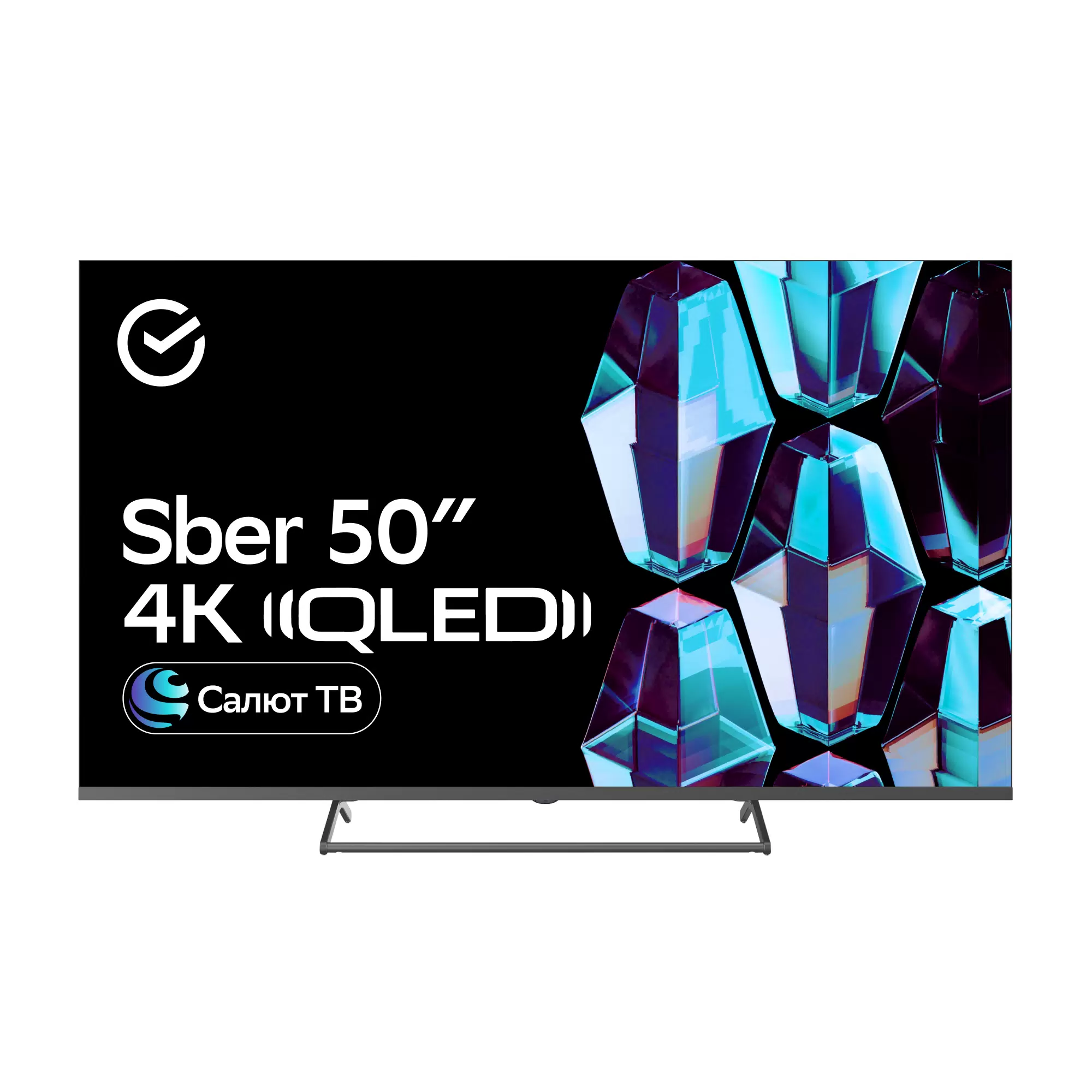 Телевизор Sber SDX-50UQ5231, 50"(127 см), UHD 4K - купить в Мегамаркет Екб, цена на Мегамаркет