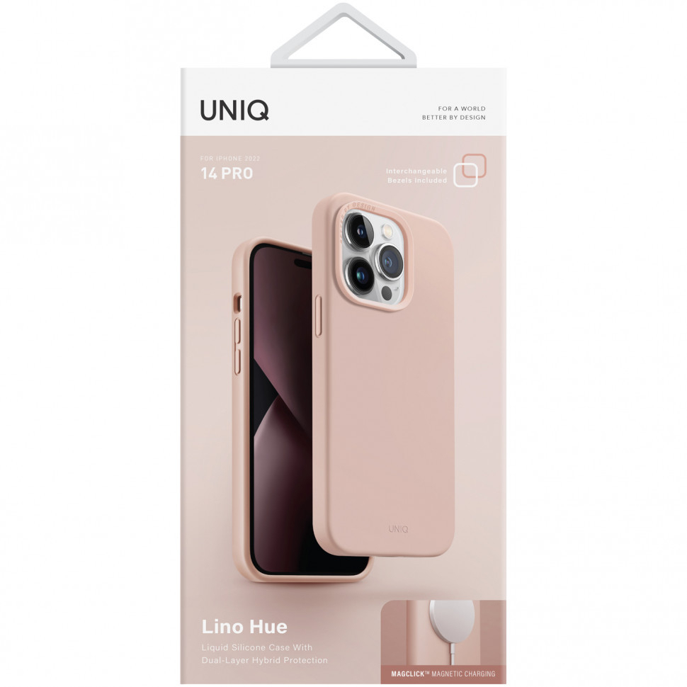 Чехол uniq lino magsafe для iphone 14 pro, розовый (pink)  (ip6.1p(2022)-linohmpnk), купить в Москве, цены в интернет-магазинах на  Мегамаркет